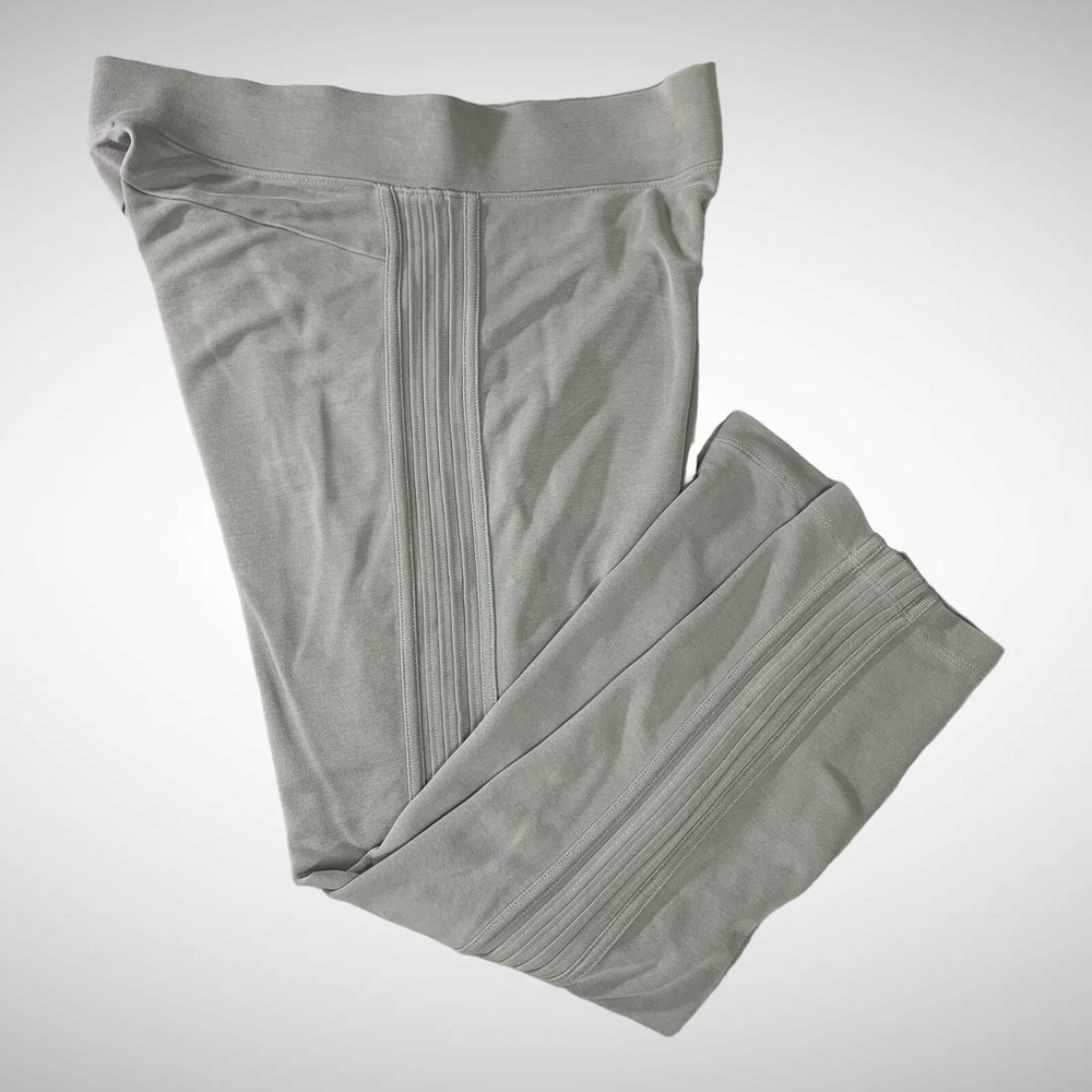 Athleta Serenity Pants Womens L‎ (36x30) Taupe Modal High Rise Lounge Athleisure